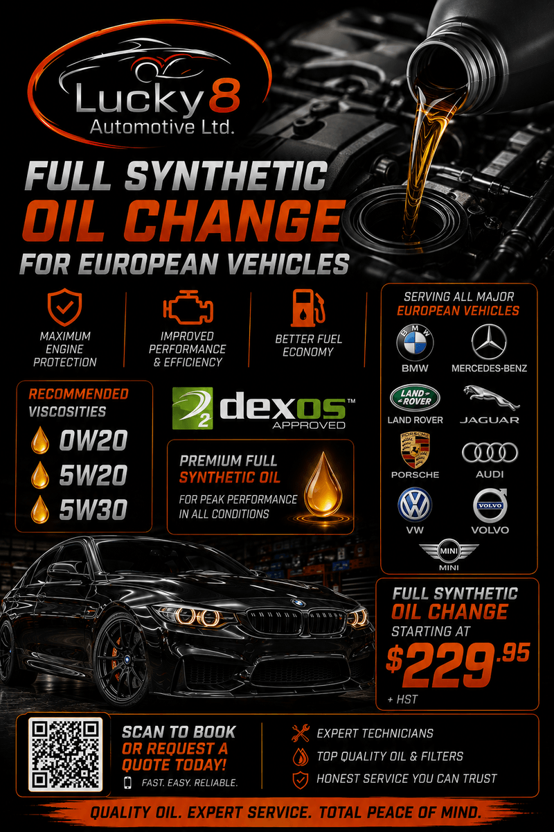 FULL SYN OIL CHANGE EURO 2026